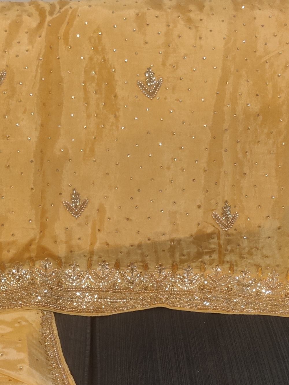 Embellished Mustard Women’s Suit